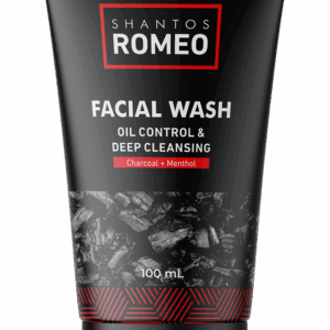 Shantos Romeo Charcoal Facial Wash Sabun Cuci Muka 100ml