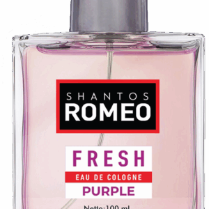 Shantos Romeo Fresh Eau De Cologne Perfume Purple 100ml