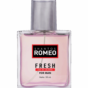 Shantos Romeo Fresh Eau De Cologne Perfume Pink : Cewek suka aroma ini, karena si Pink memberikan kesan fresh, dinamis, menenangkan dan juga lembut.
