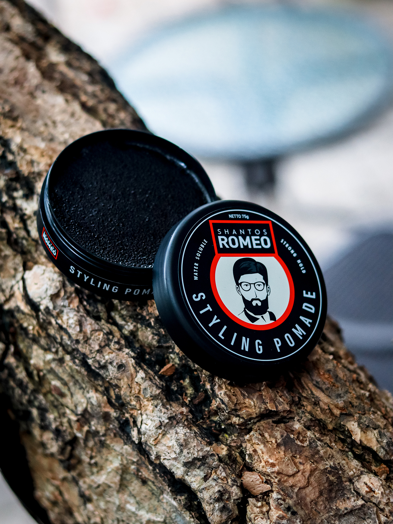 pomade shantos romeo styling pomade diatas batang pohon