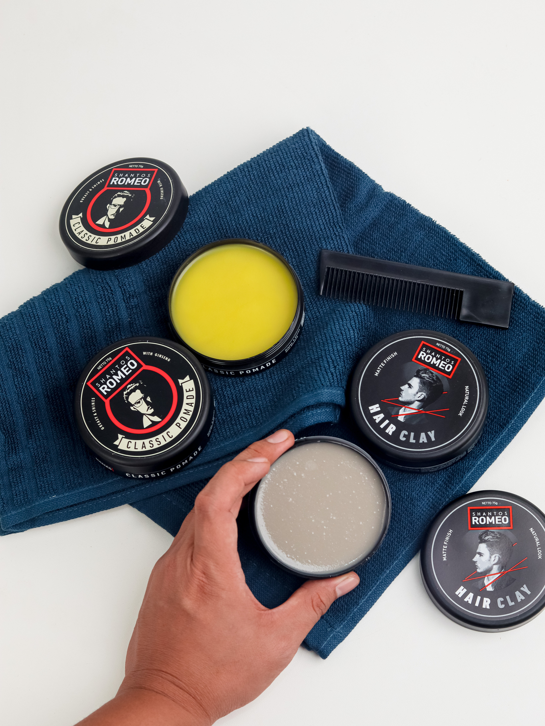 pomade shantos romeo classic vs clay