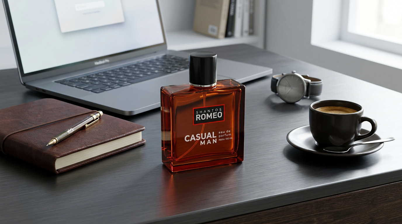 Parfum pria untuk kerja kantoran Shantos Romeo